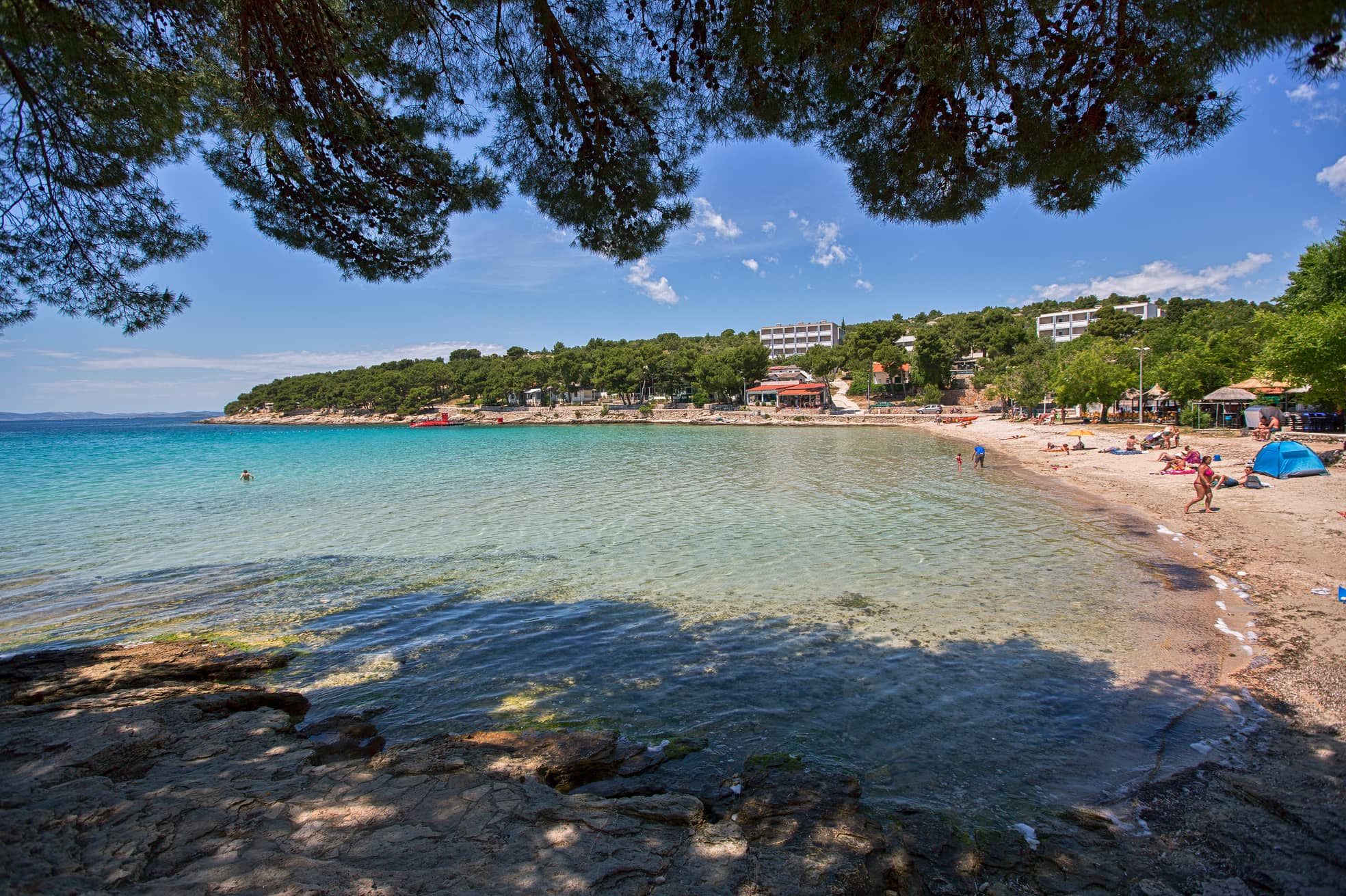 Strand Slanica, Insel Murter