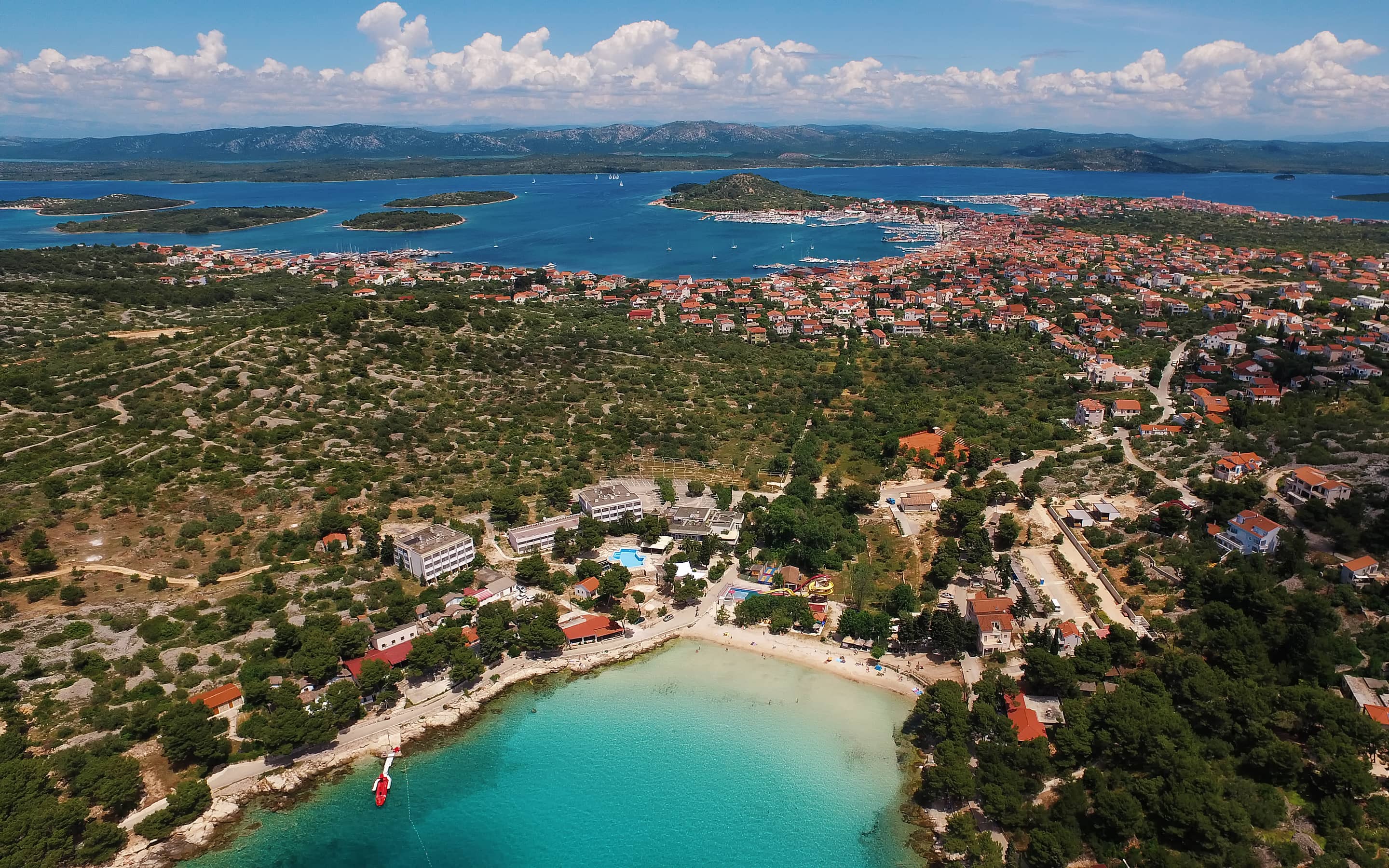 Strand Slanica, Insel Murter