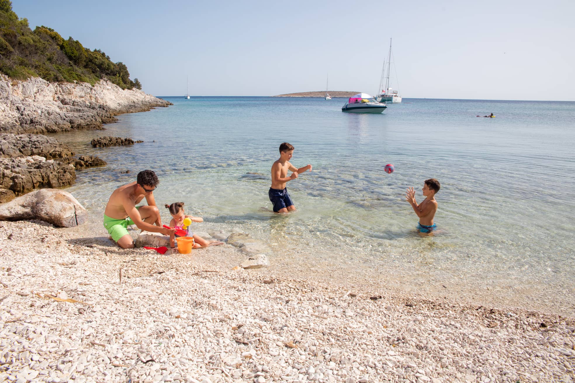 Strand Zabodarski – ideal für Familien mit Kindern
