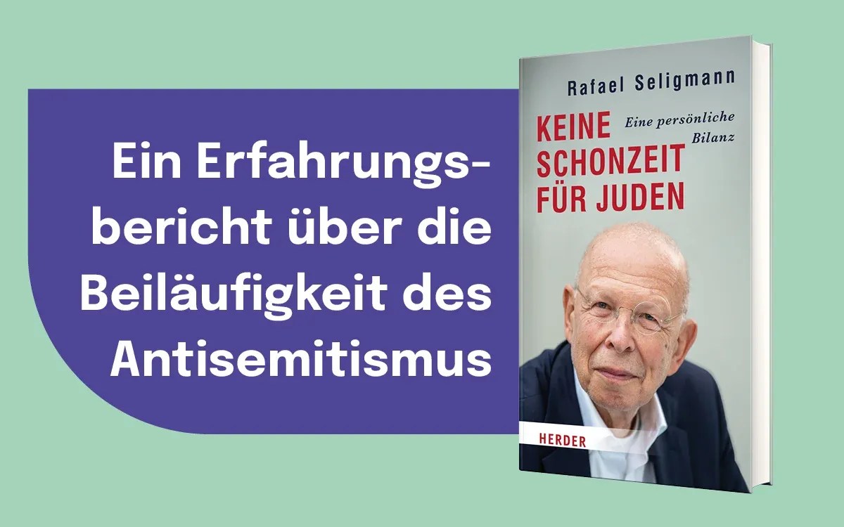 Das Buchcover zeigt das Porträt von Rafael Seligmann.